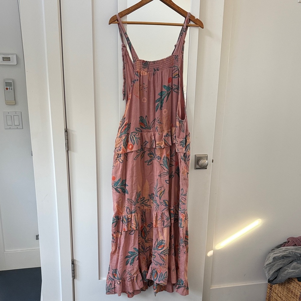 Free People Floral Pink Maxi Dress